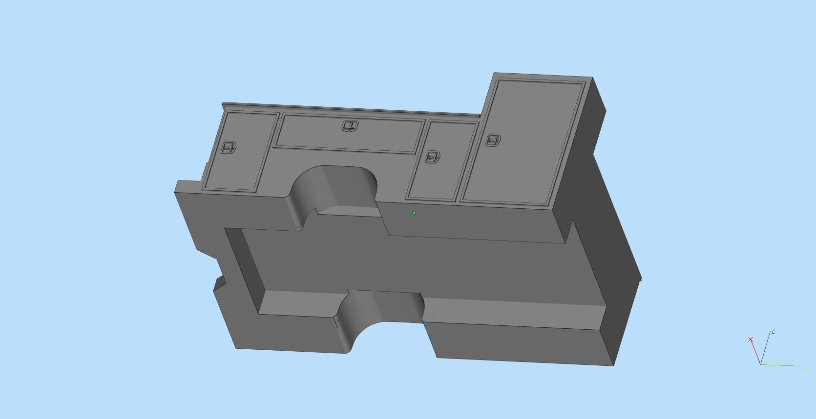 Service truck Body AMT Cars scale 25 printable file  3D print model_8