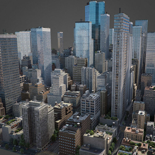 City S2 3D model 4