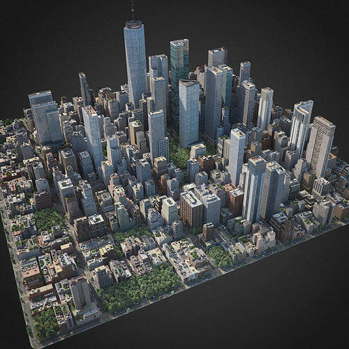City S2 3D model 3