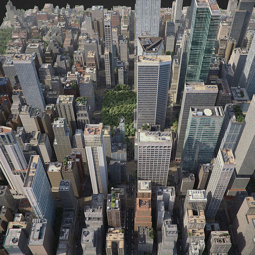 City S2 3D model 7