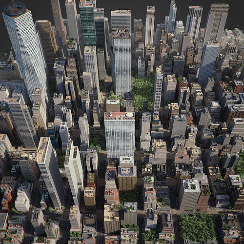 City S2 3D model 6