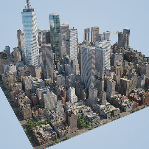 City S2 3D model 2