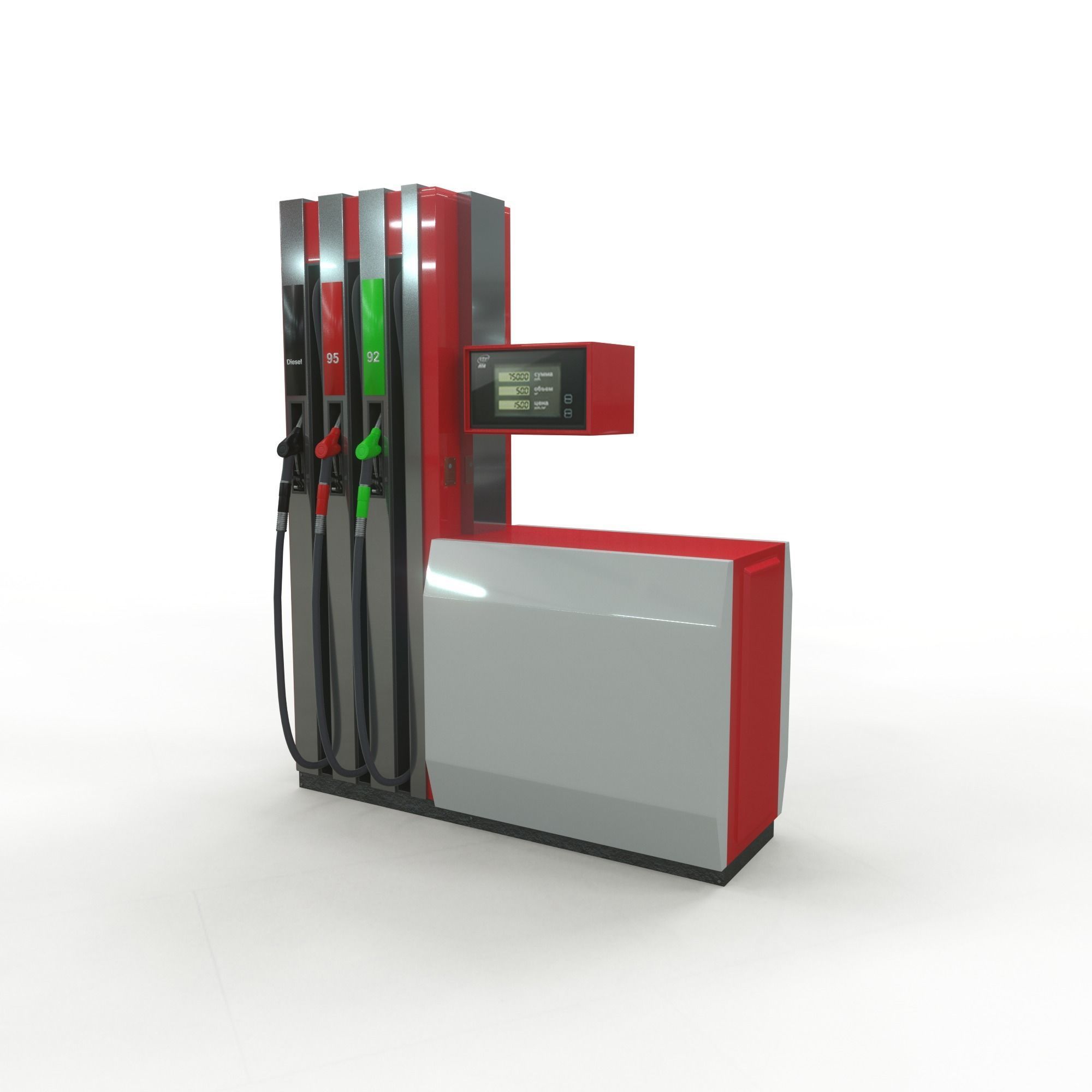 Gas station - Topaz-23x 3D model