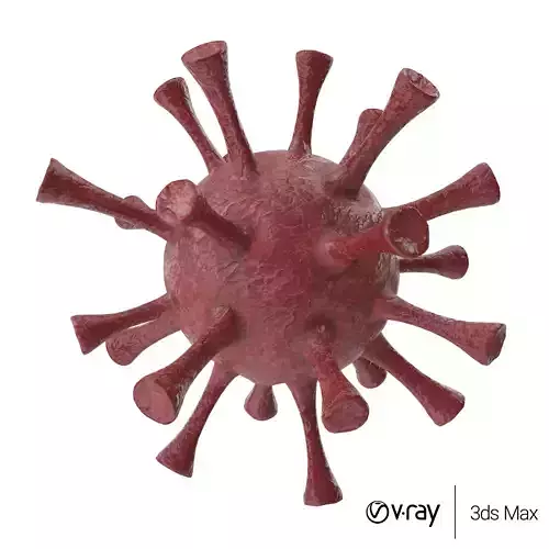 Coronavirus - PBR - Low-poly 3D model