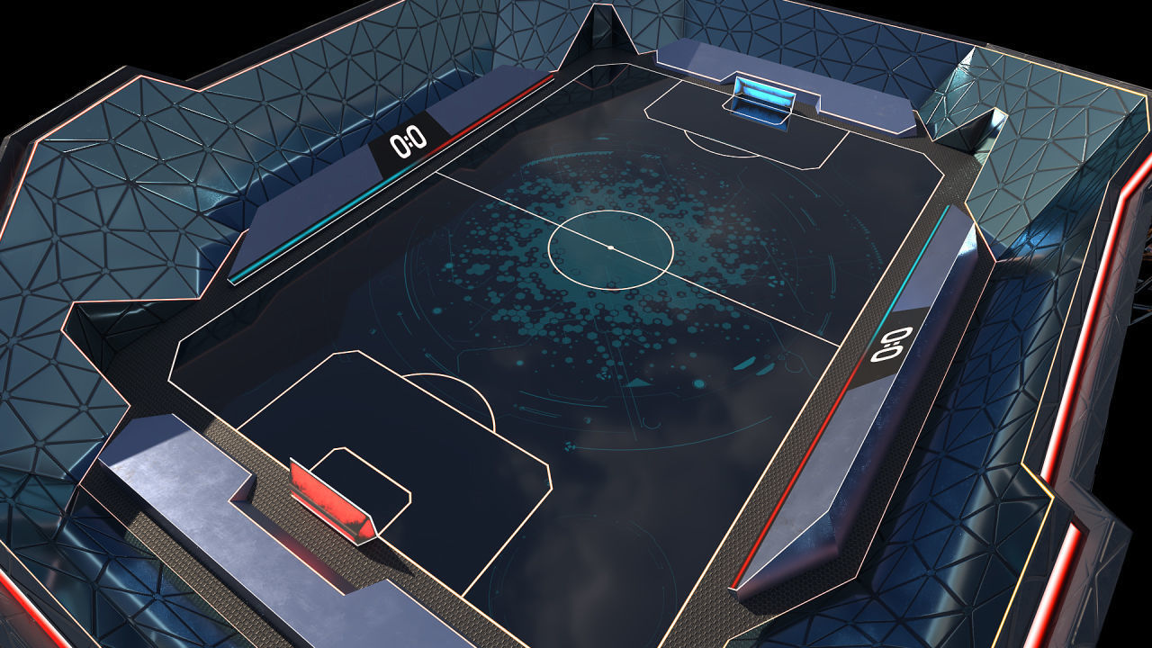 Glow Stadium 2 PBR Low-poly 3D model_1