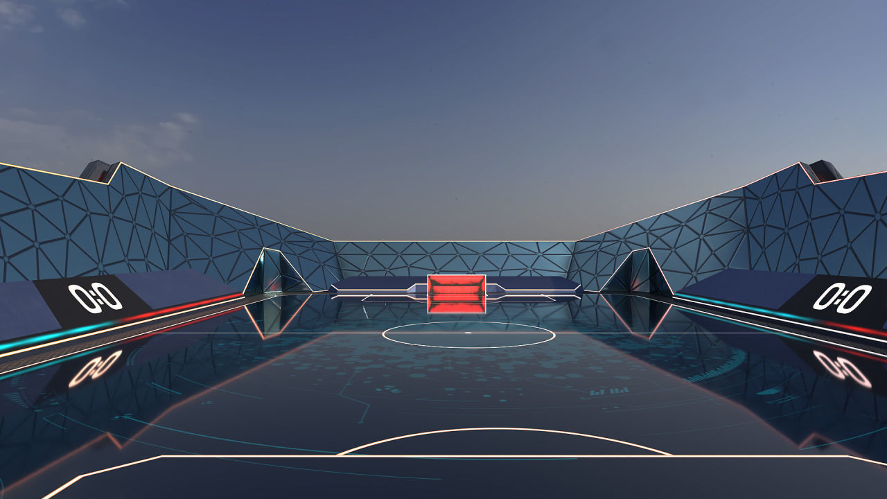 Glow Stadium 2 PBR Low-poly 3D model_3