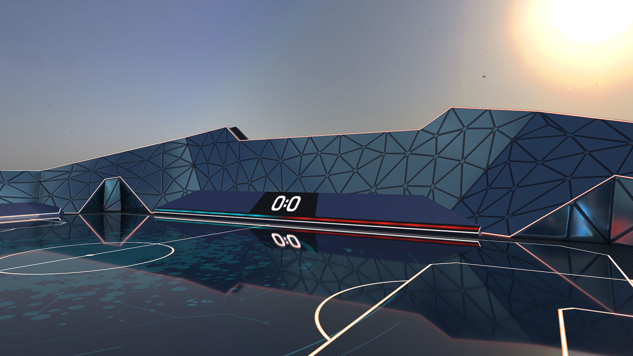 Glow Stadium 2 PBR Low-poly 3D model_7