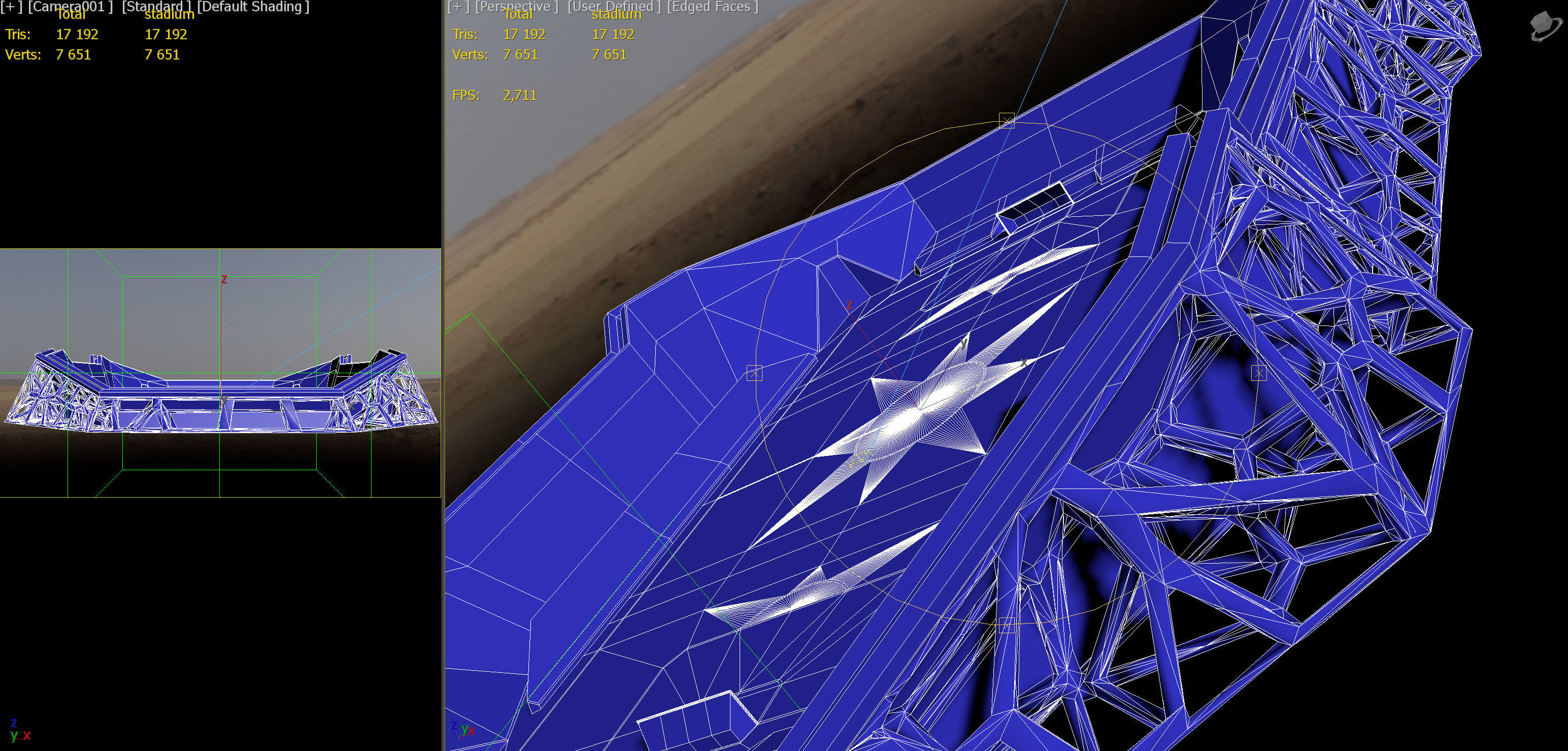 Glow Stadium 2 PBR Low-poly 3D model_10