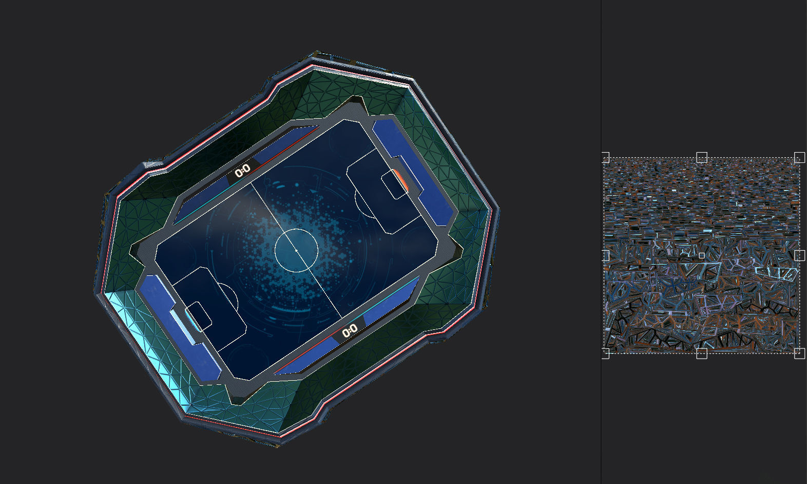 Glow Stadium 2 PBR Low-poly 3D model_14