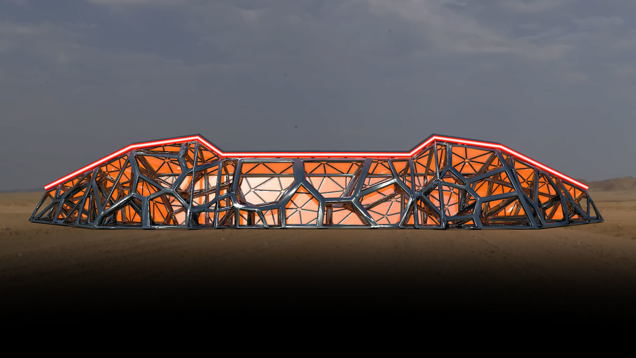 Glow Stadium 2 PBR Low-poly 3D model_6