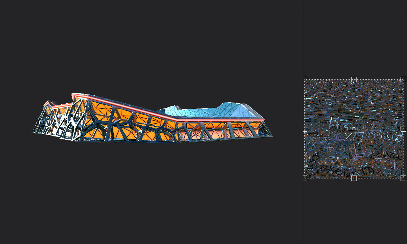 Glow Stadium 2 PBR Low-poly 3D model_13