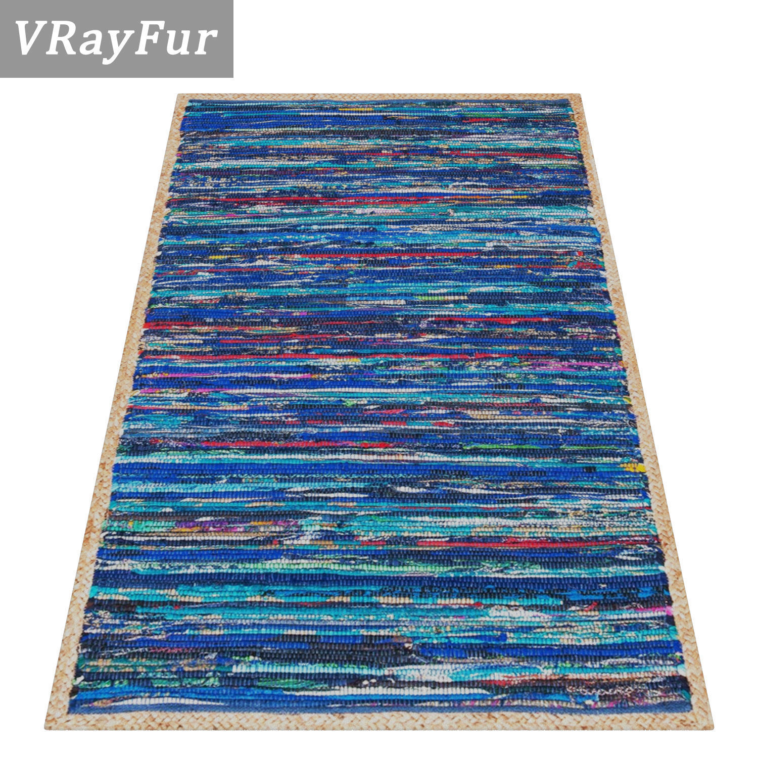 Rug Set 242 3D model_2