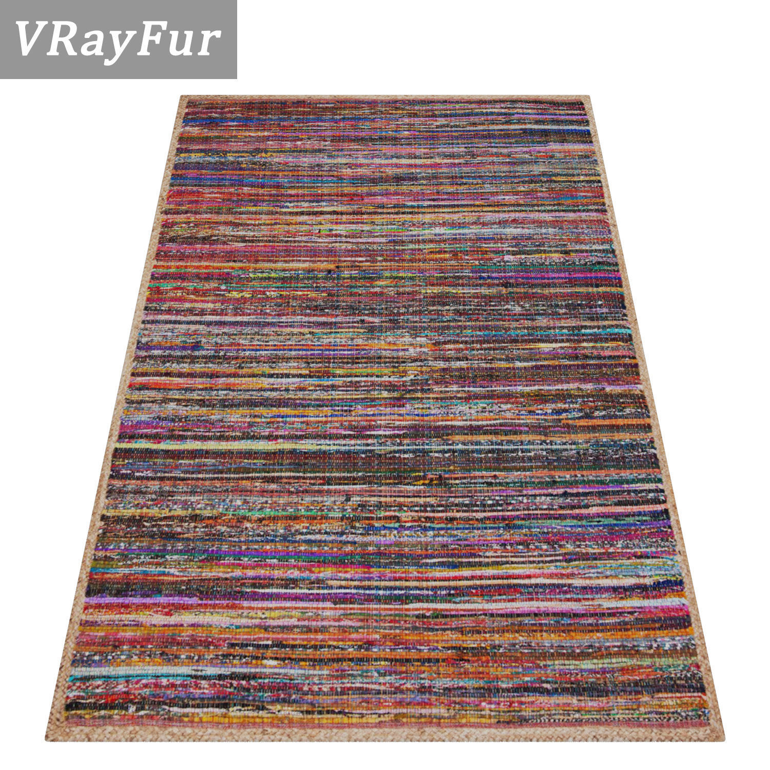 Rug Set 243 3D model_2