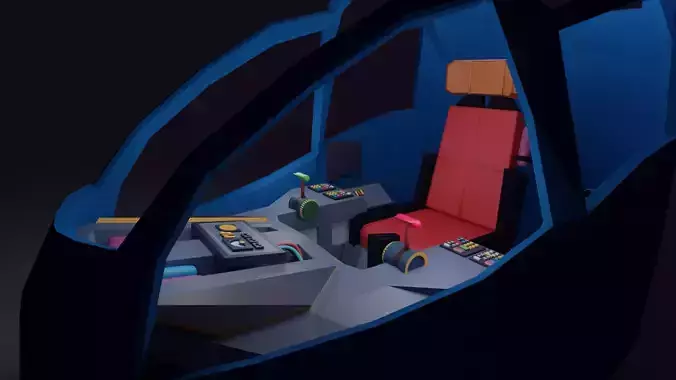 Spaceship Cockpit for VR