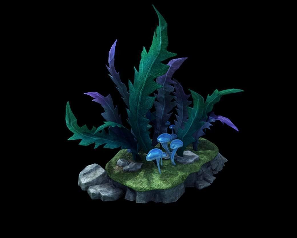 River - grass 01 3D model_1