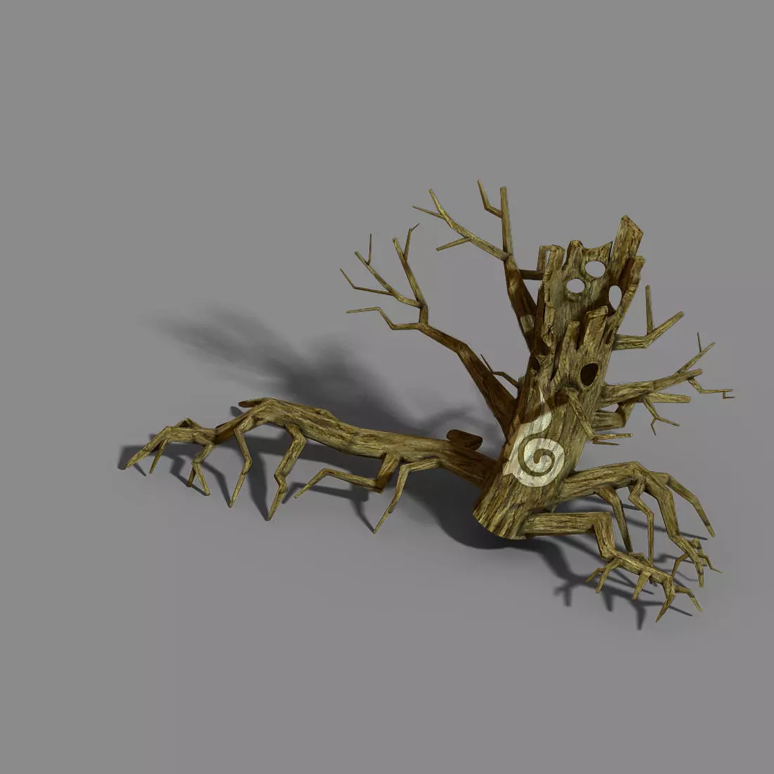 Fox Qishan - altar dead tree 01 3D model_0
