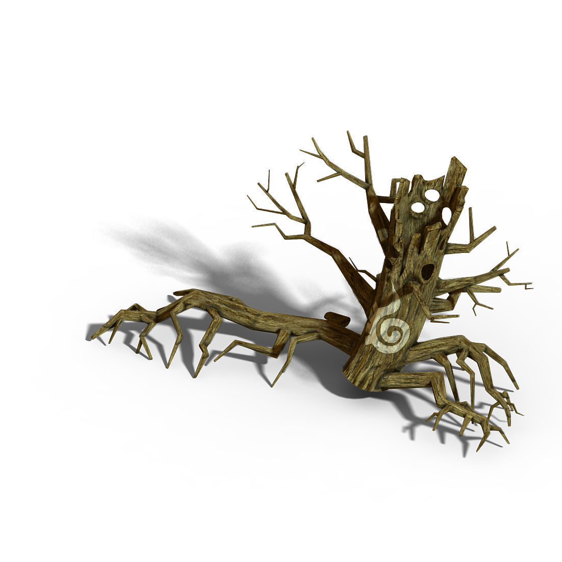 Fox Qishan - altar dead tree 01 3D model_2
