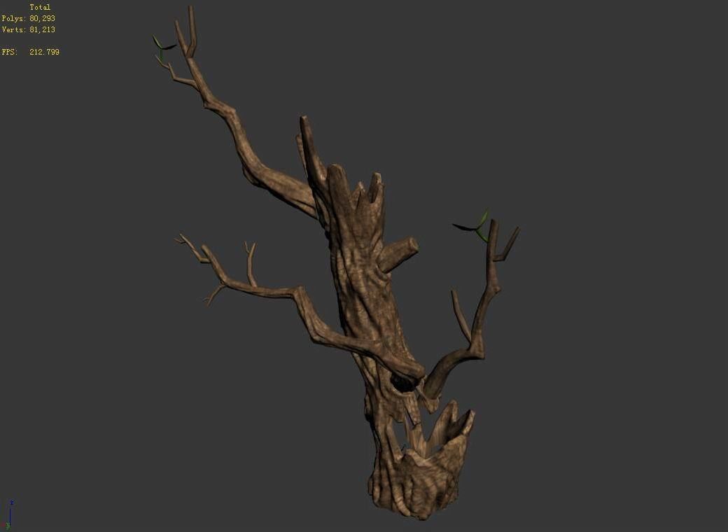 Fox Mountain - Crescent Spring - Tree 01 3D model_9