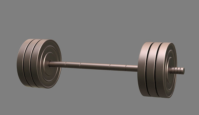 Barbell dumbbell Free 3D model