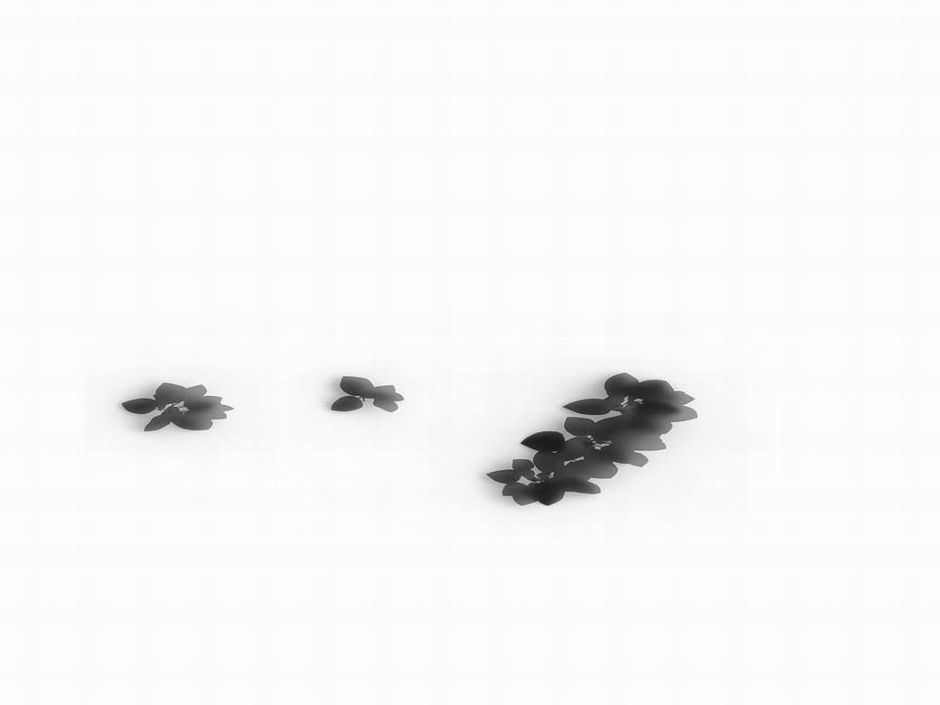 Huashan - plants - small plants 01 3D model_4