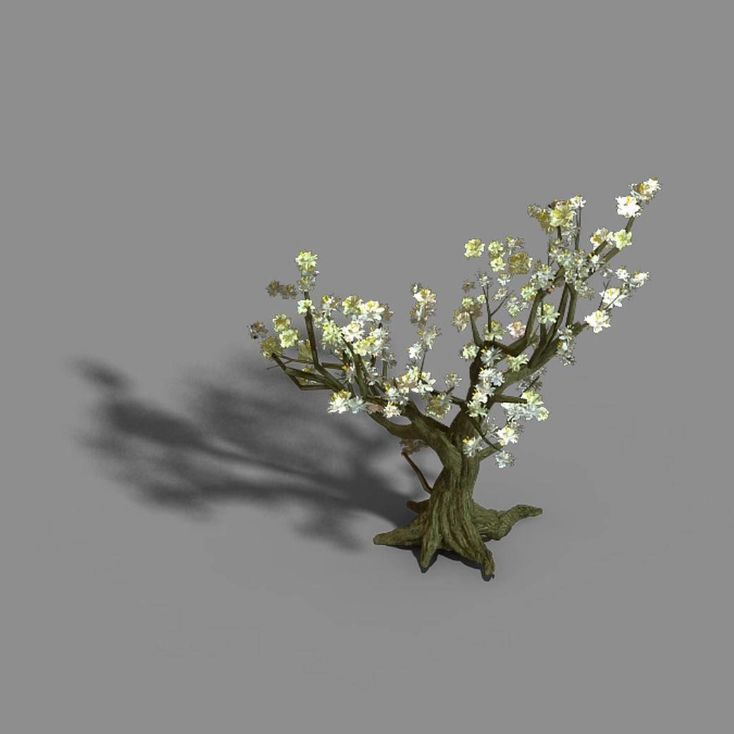 Capital City - White Tree 01 3D model_4