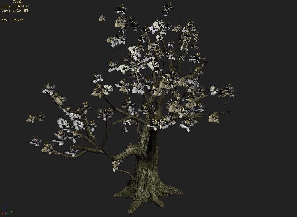 Capital City - White Tree 01 3D model_7