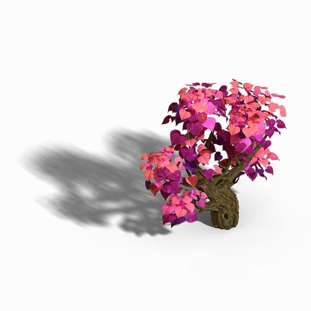 Capital - pink tree 01 3D model_4