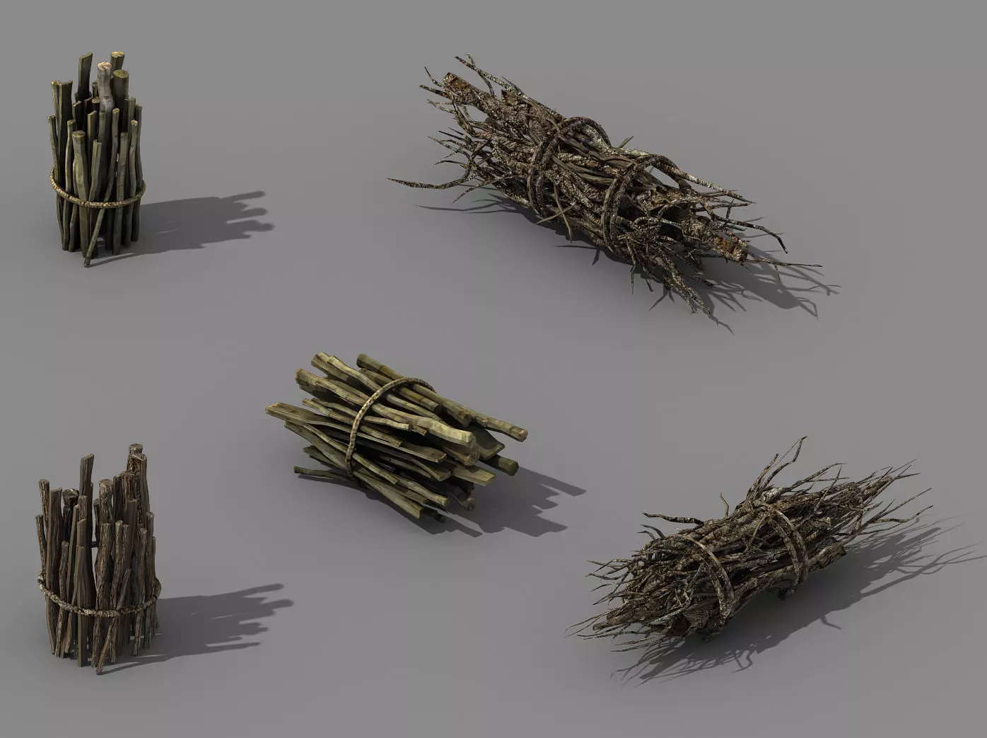 Fairy Mountains - wood - wood fire 01 3D model_0