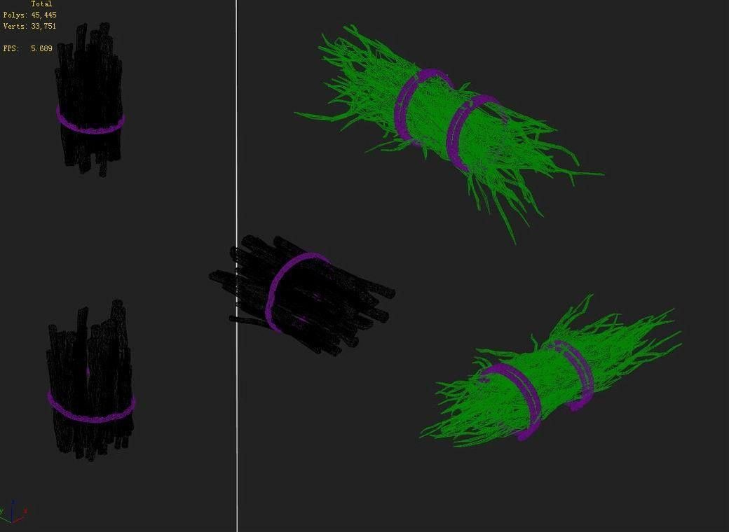 Fairy Mountains - wood - wood fire 01 3D model_3