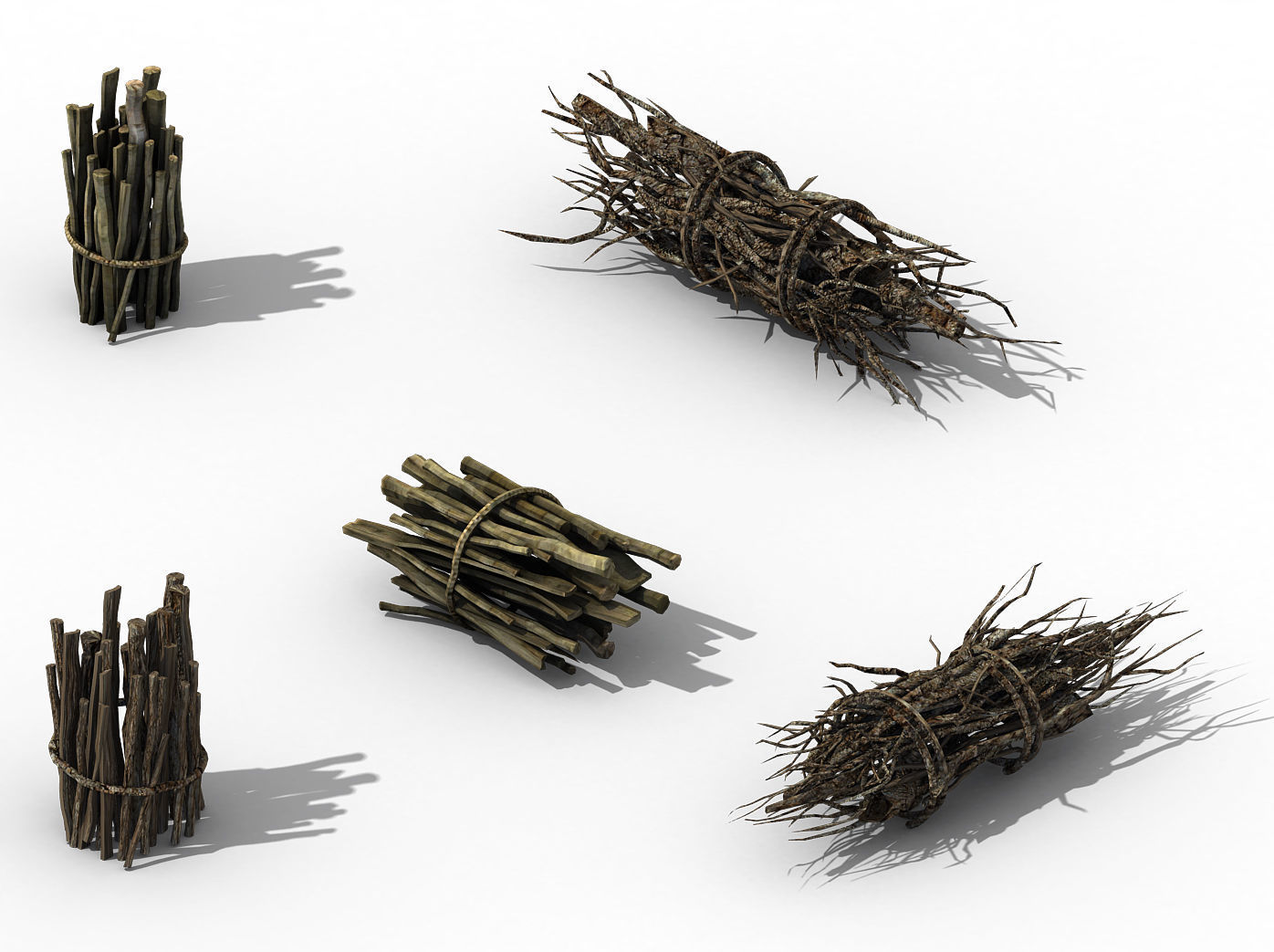 Fairy Mountains - wood - wood fire 01 3D model_1