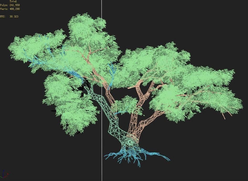 Fairy Mountains - Tree 01 3D model_2
