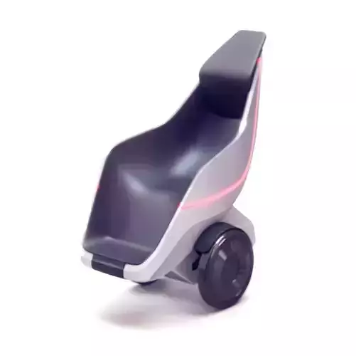 Seagway S-pod realistic high poly 3d model vray