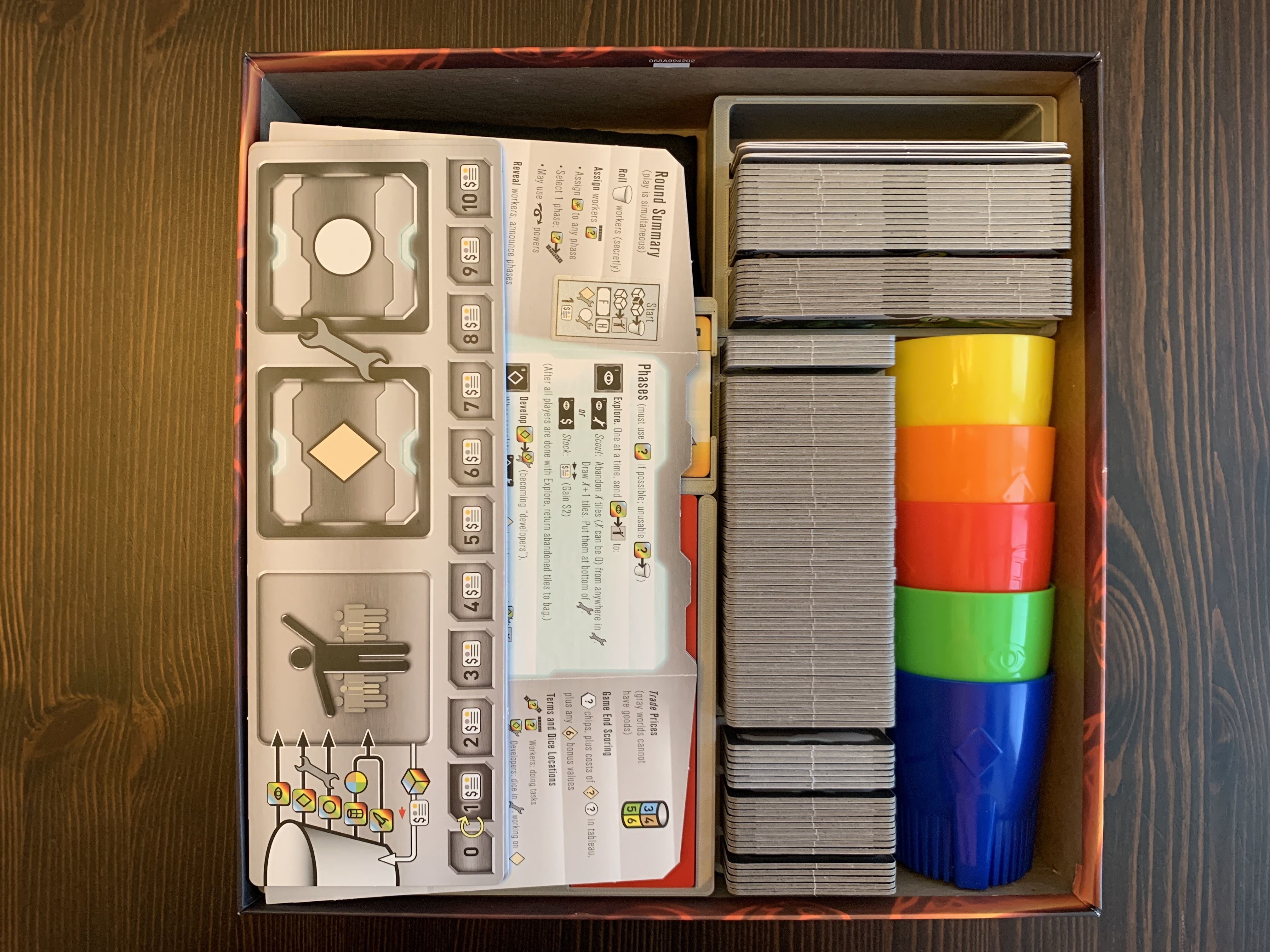Roll for the Galaxy Board Game Organizer Insert with Ambition Free 3D print model_13