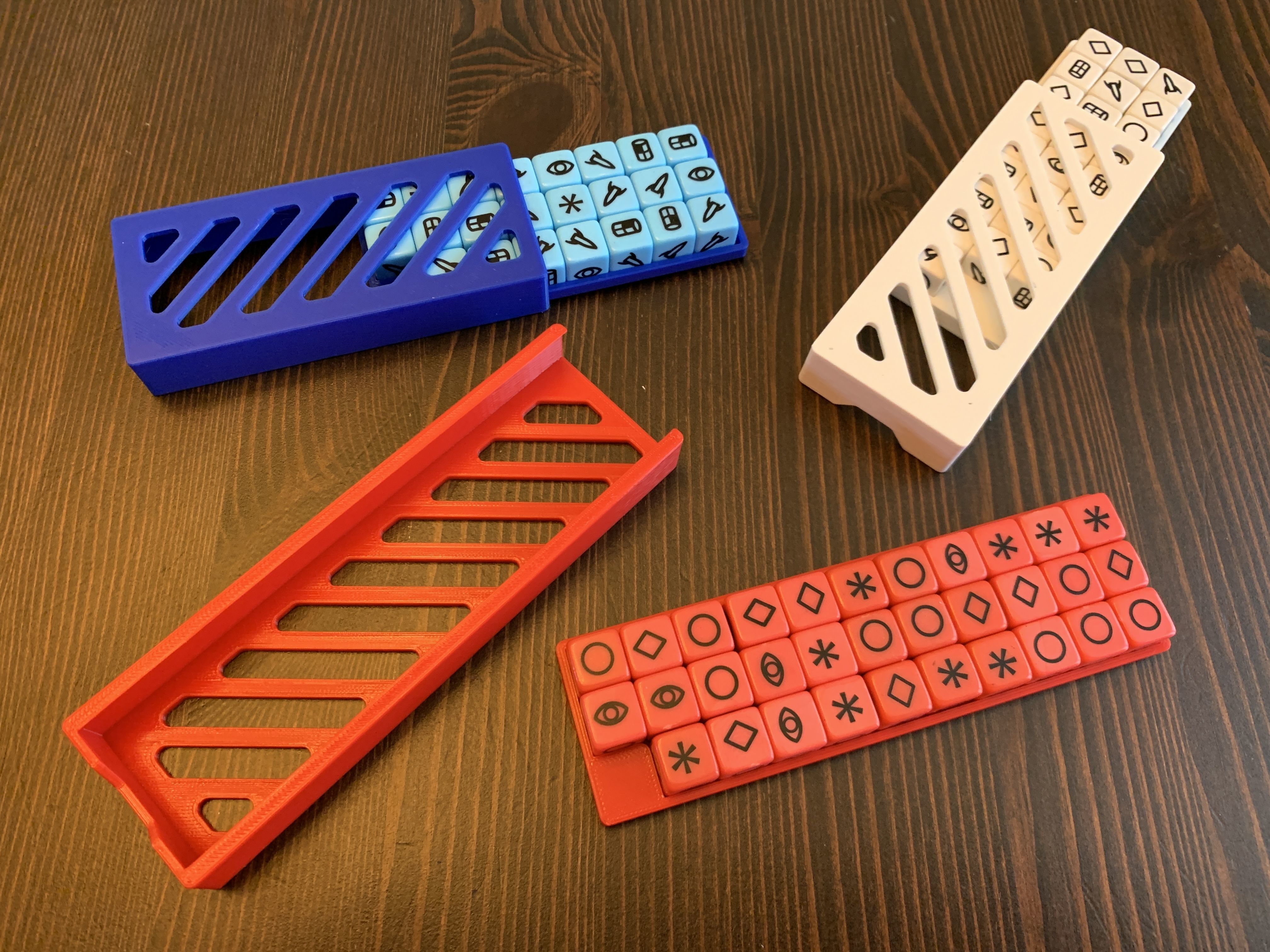 Roll for the Galaxy Board Game Organizer Insert with Ambition Free 3D print model_6