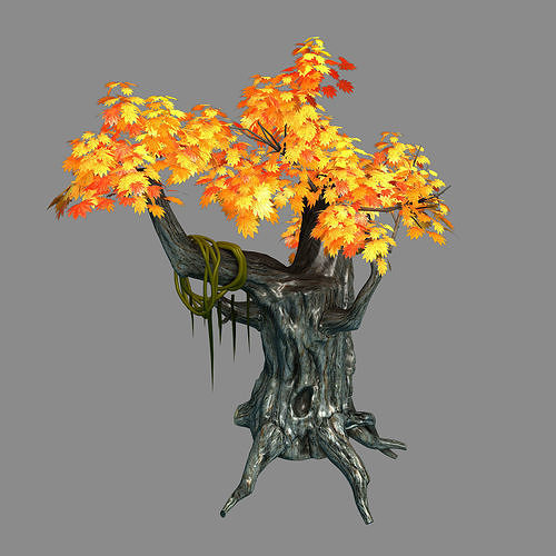 Seven Mile in South Xinjiang - Plants 07 3D model