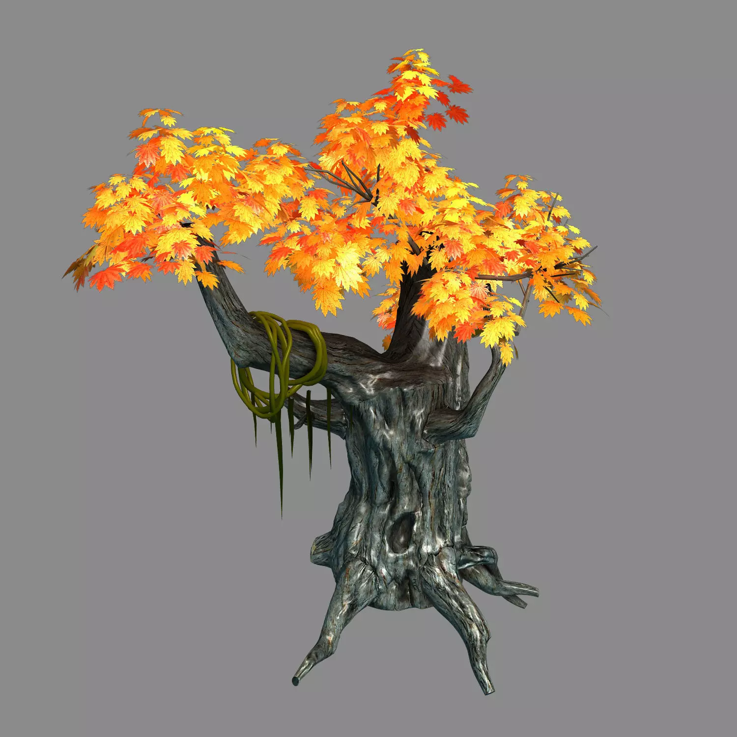 Seven Mile in South Xinjiang - Plants 07 3D model_0