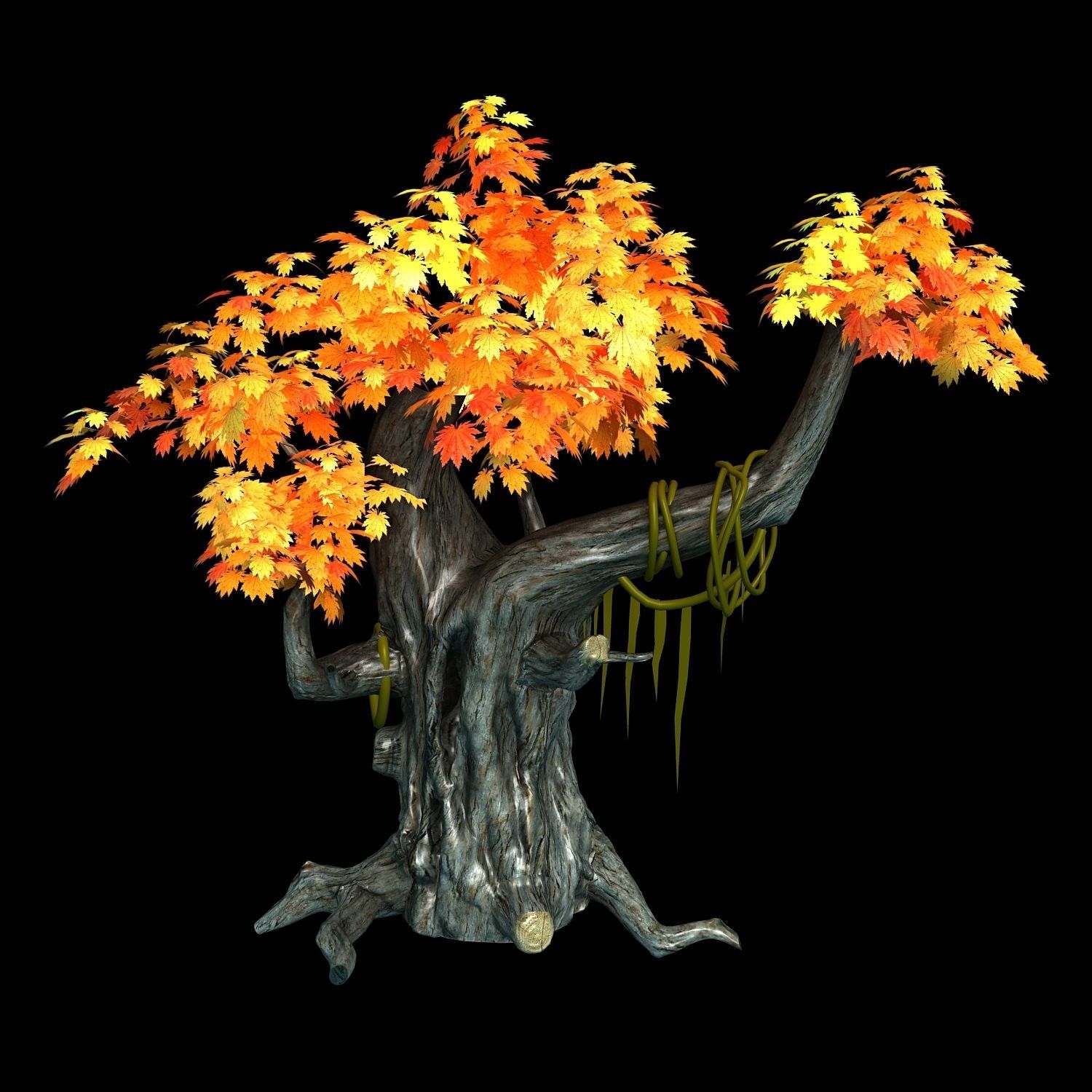 Seven Mile in South Xinjiang - Plants 07 3D model_5