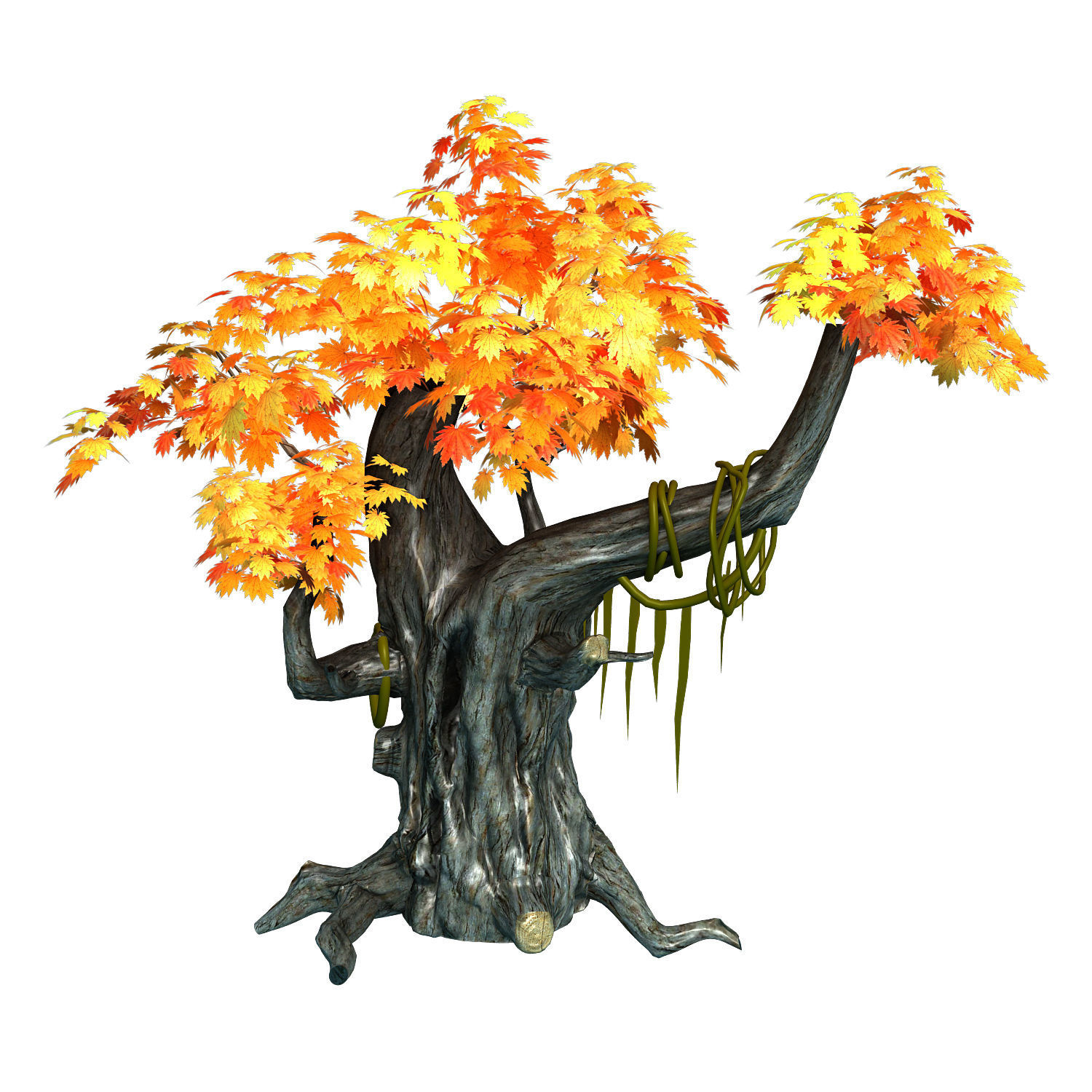 Seven Mile in South Xinjiang - Plants 07 3D model_1