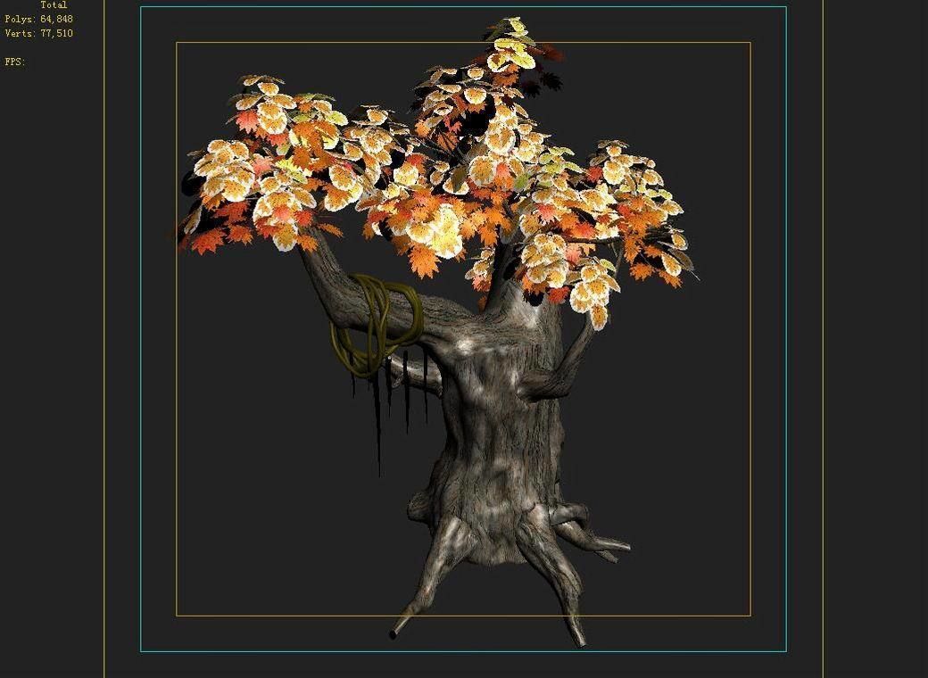 Seven Mile in South Xinjiang - Plants 07 3D model_7