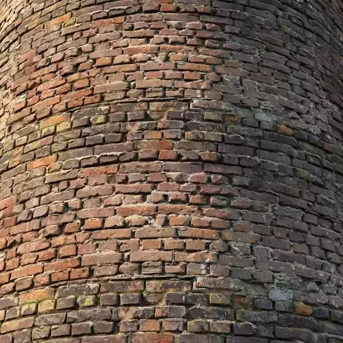 Century Brick Wall Material 02 Low-poly 3D model