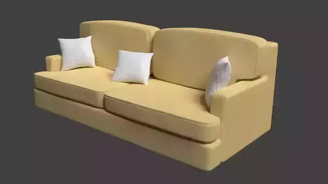 Couch 3D model sofa