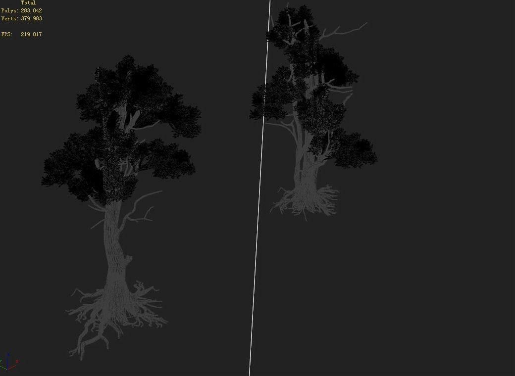Hengshan Mountain - Tree 03 3D model_2