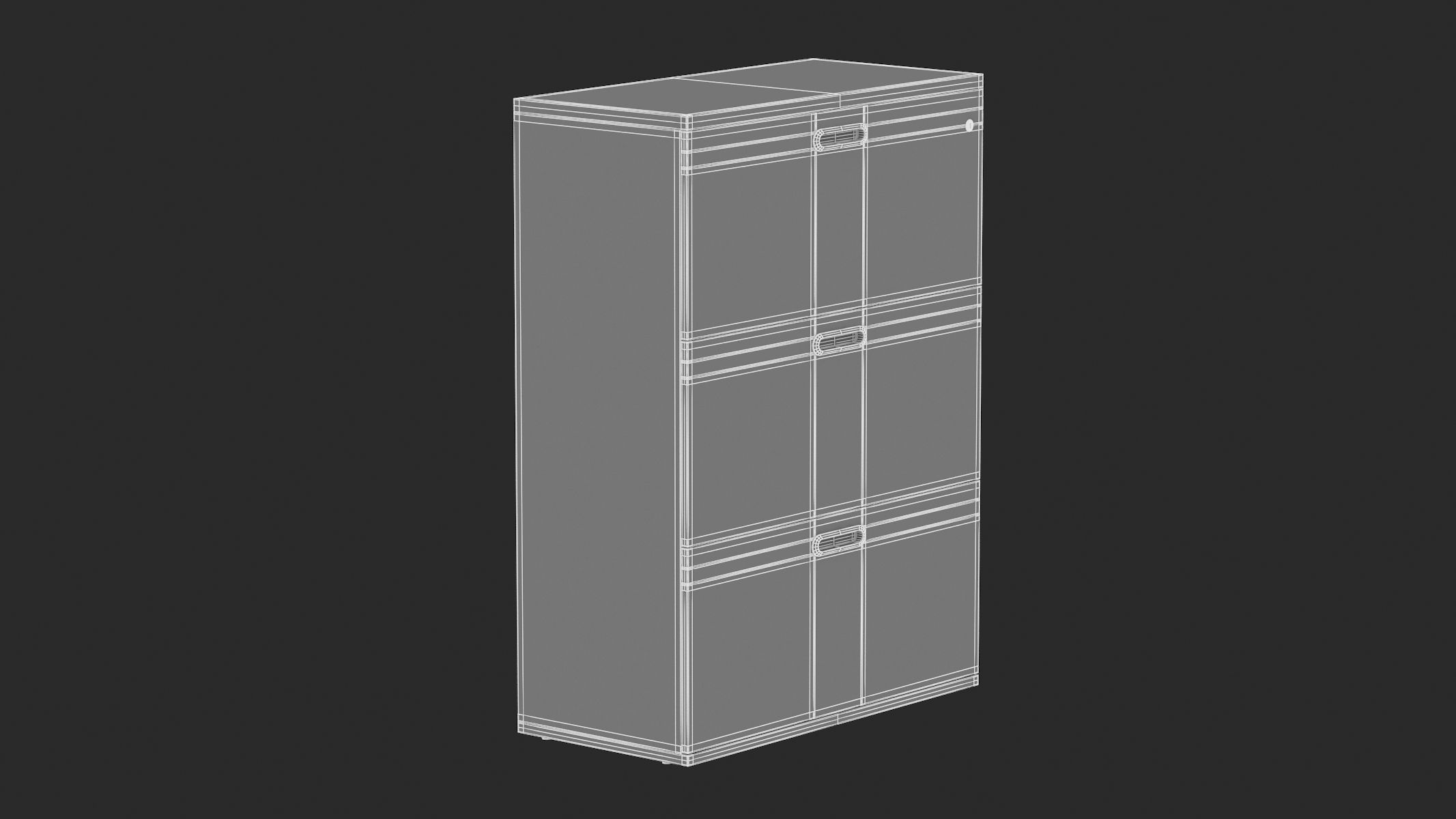 Herman Miller Paragraph Storage Cabinet 3 3D model_11