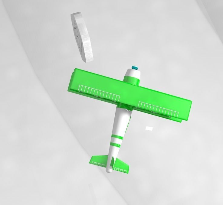 Avion 3d stl y c4d 3D model_3