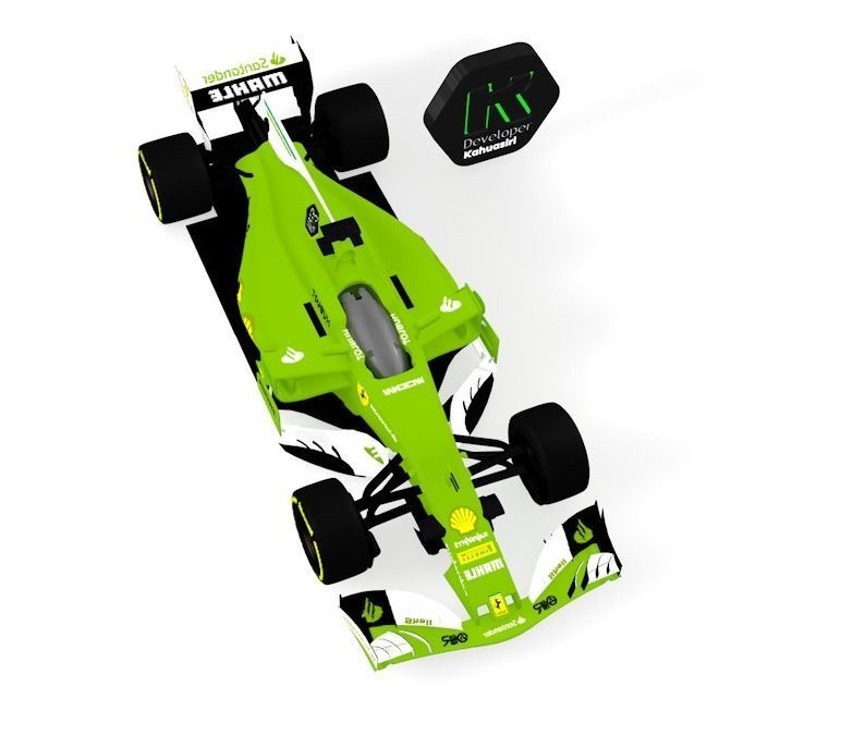 Auto de Formula 1 3D model_1