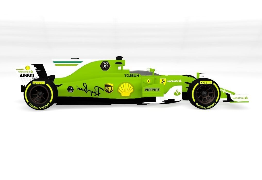 Auto de Formula 1 3D model_4