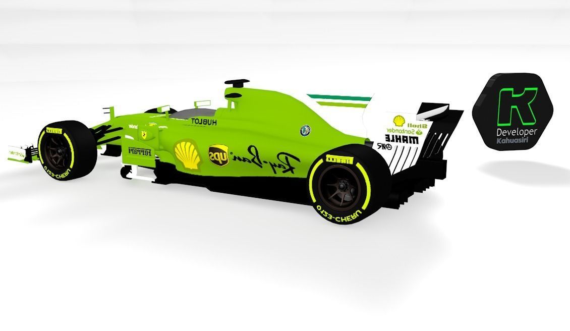 Auto de Formula 1 3D model_3