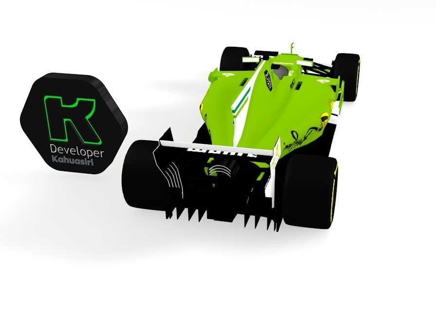Auto de Formula 1 3D model_2
