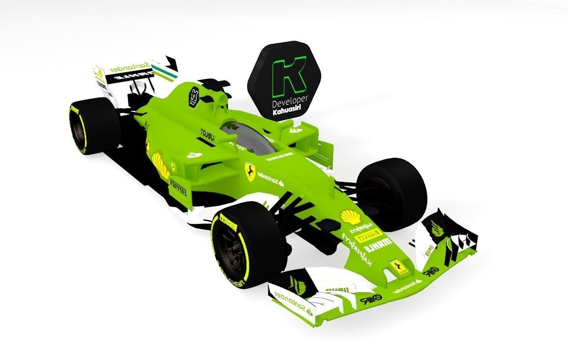 Auto de Formula 1 3D model_7