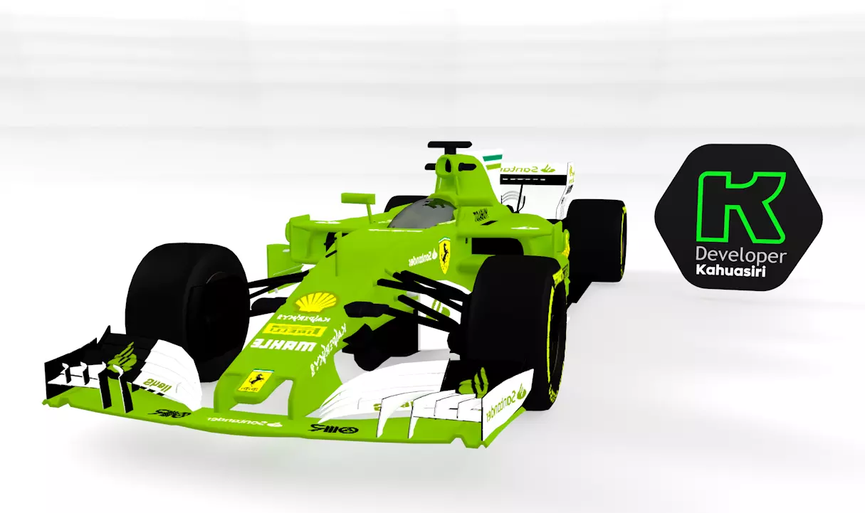 Auto de Formula 1 3D model_0